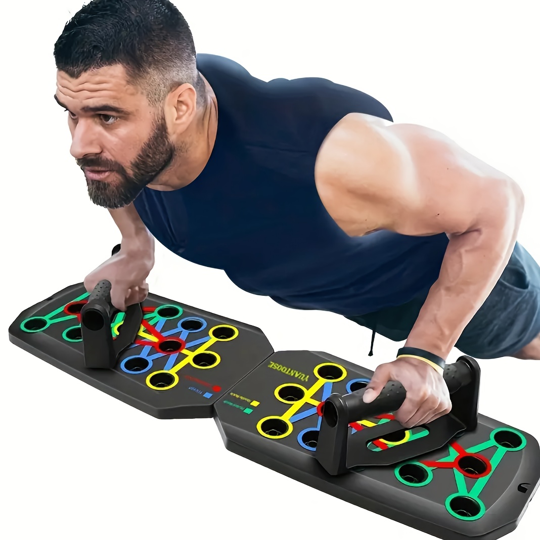 Push Up Board - 28 Delikli Şınav Tahtası, Sayacı ve