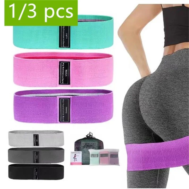 Yoga Fitness Resistance Band - Kumaş Dirençli Kalça Bandı Popo Kası