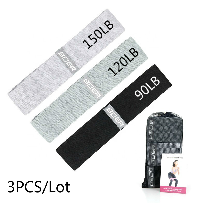 3 adet kadın erkek kumaş diren - Yoga Fitness Resistance Band incelemesi ve fiyatı